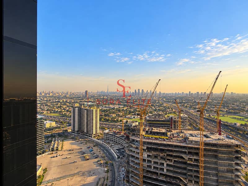 6 Golden Dubai Skyline and Construction Scene. png
