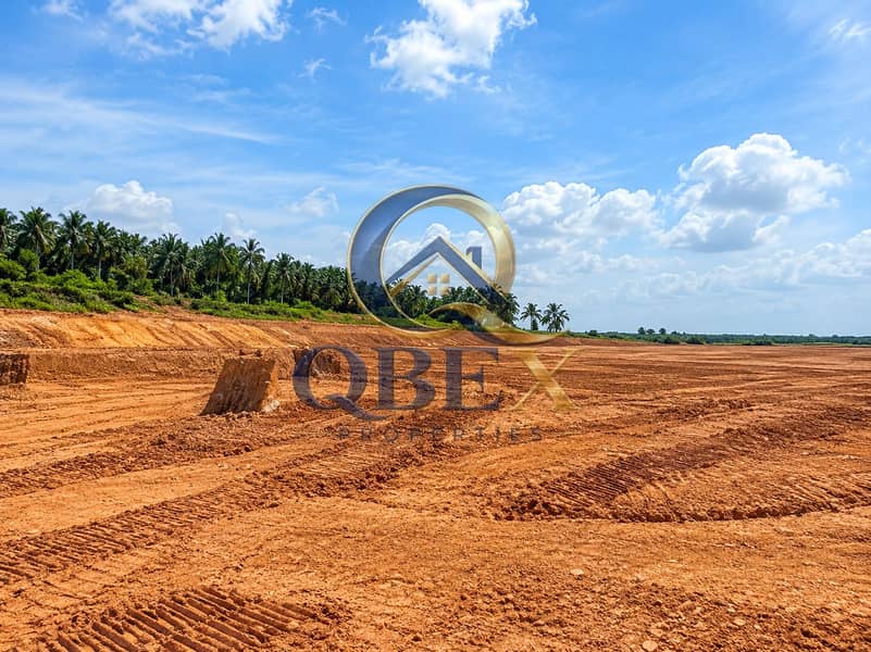 Red Earthworks Beneath a Cloudy Sky. png Red Earthworks Beneath a Cloudy Sky. png