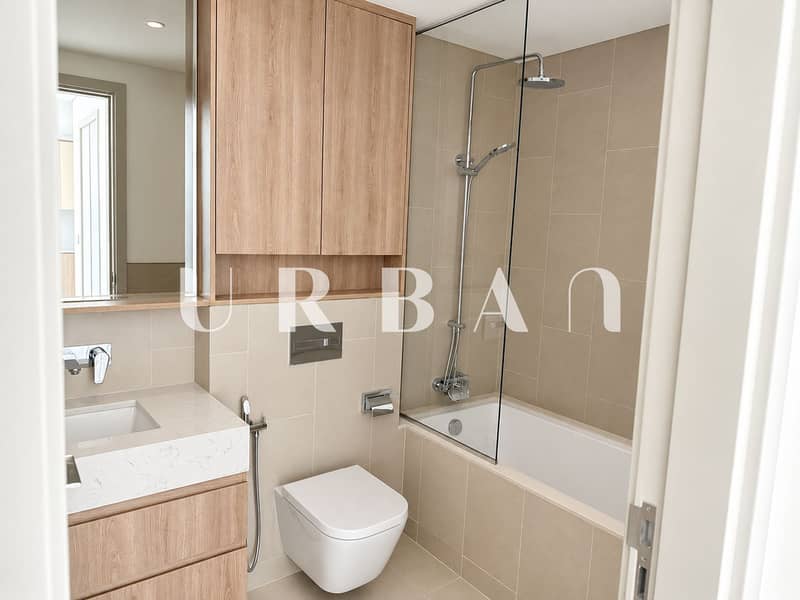 4 Modern Minimalist Beige Tile Bathroom. png