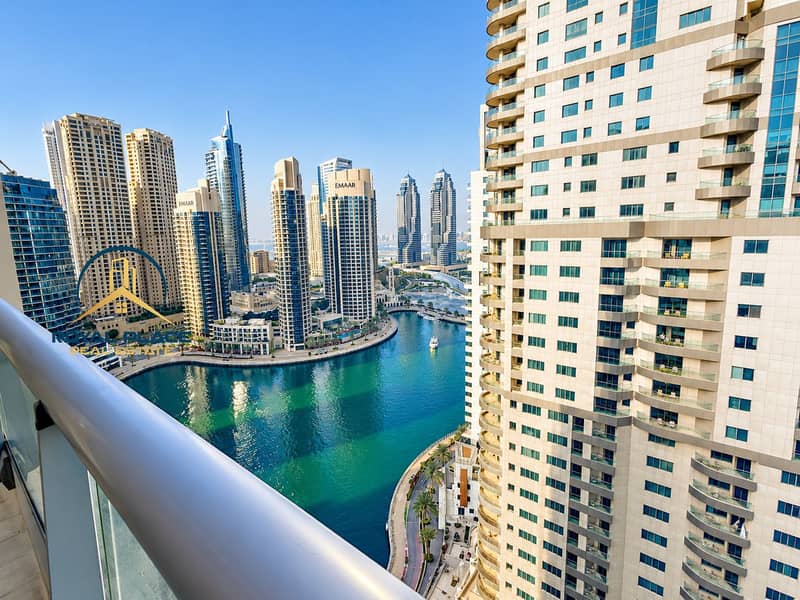 Dubai Marina Skyline from a Balcony. png Dubai Marina Skyline from a Balcony. png
