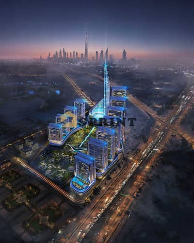 1 Camera Appartamento in vendita a Mercedes-Benz Places Binghatti City, Dubai - 25006_aerial shot-2. jpg