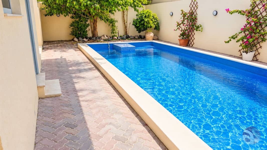 19 Sunlit Courtyard Pool with Bougainvillea. png