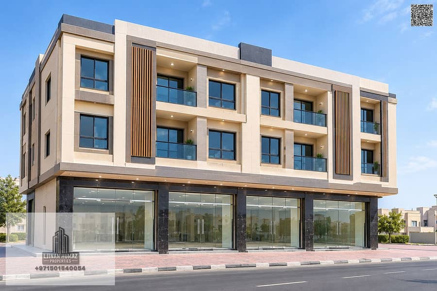 Modern Mixed-Use Building in Daylight. png Modern Mixed-Use Building in Daylight. png