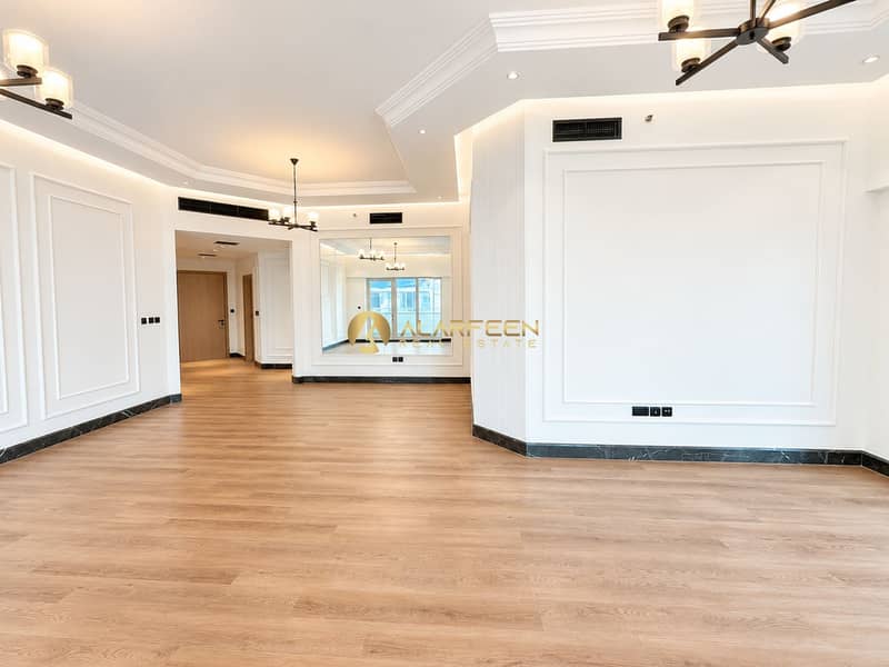 Elegant Empty Interior with Chandeliers and Mirror. png Elegant Empty Interior with Chandeliers and Mirror. png