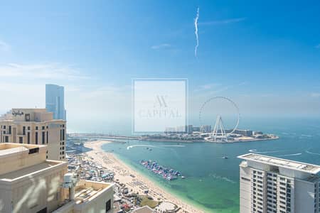 2 Bedroom Apartment for Rent in Jumeirah Beach Residence (JBR), Dubai - High Floor | Sea View | Big Layout | Chiller Free 2 Bedroom Apartment for Rent in Jumeirah Beach Residence (JBR), Dubai - High Floor | Sea View | Big Layout | Chiller Free
