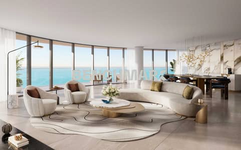 4 Cпальни Пентхаус Продажа в Яс Айленд, Абу-Даби - Sea La Vie_Three bedroom_Living room_02. jpg 4 Cпальни Пентхаус Продажа в Яс Айленд, Абу-Даби - Sea La Vie_Three bedroom_Living room_02. jpg