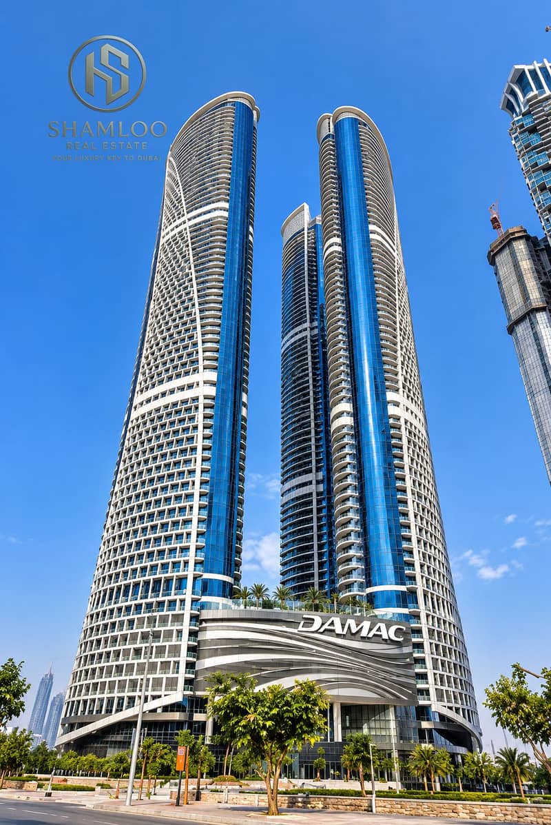 11 DAMAC Towers Under Blue Skies. png