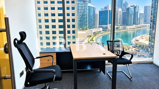 Офис в аренду в Бизнес Бей, Дубай - Modern Office Overlooking Waterfront Cityscape. png Офис в аренду в Бизнес Бей, Дубай - Modern Office Overlooking Waterfront Cityscape. png