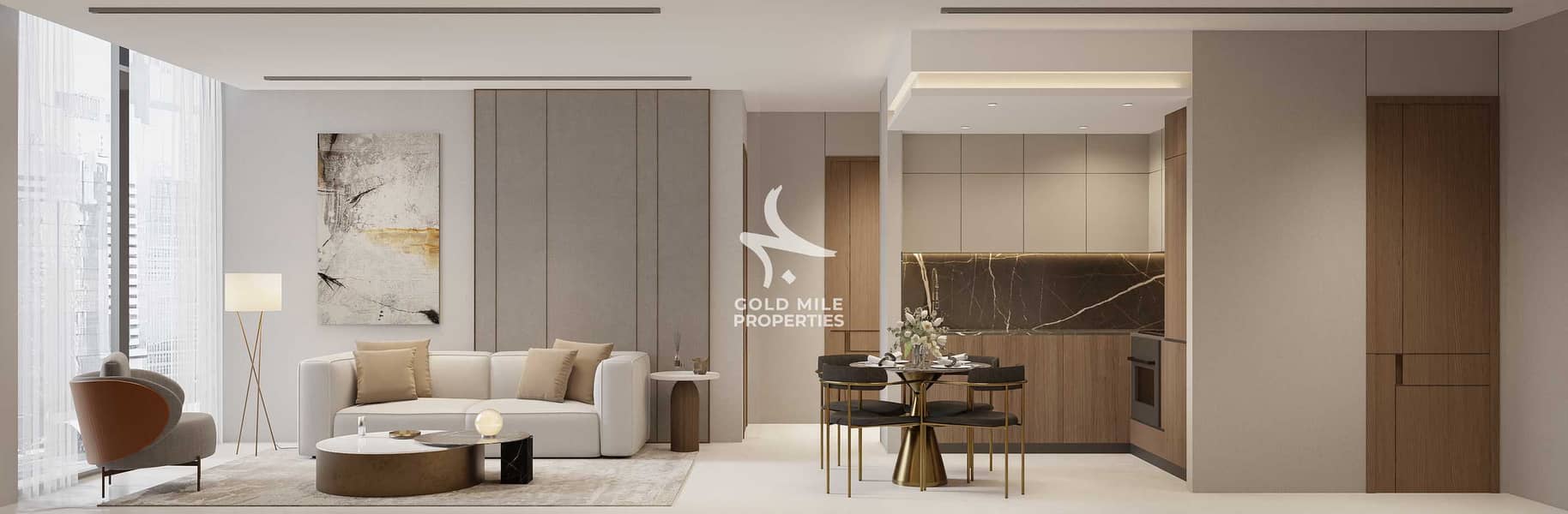 8 1BHK-Living and Kicten V2-R2. jpg