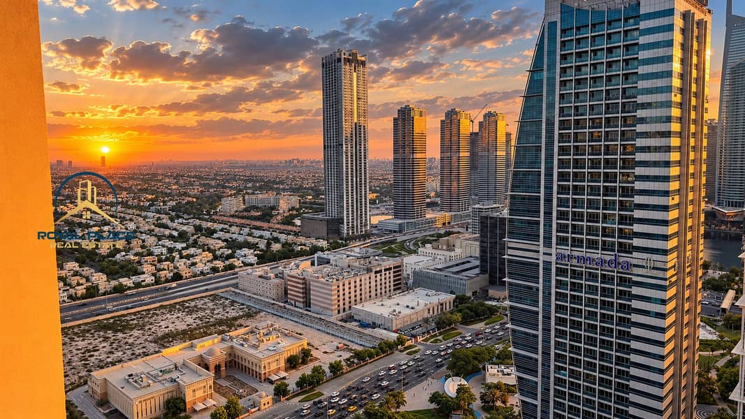 Golden Hour Cityscape with Armada Tower. png Golden Hour Cityscape with Armada Tower. png