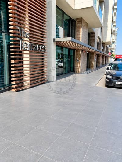 Shop de à à louer à Sobha Hartland, Dubai - The Terraces Modern Entrance. png Shop de à à louer à Sobha Hartland, Dubai - The Terraces Modern Entrance. png