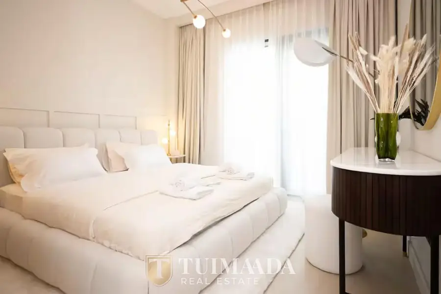 Waterfront 2BR Apartment | Lotus 1 | Furnished | Balcony & Pool Access