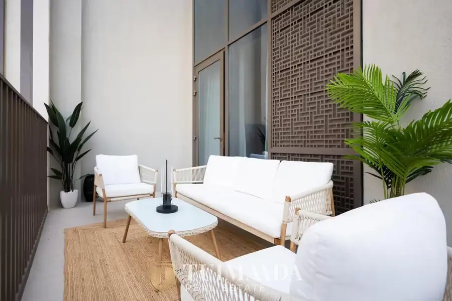Waterfront 2BR Apartment | Lotus 1 | Furnished | Balcony & Pool Access