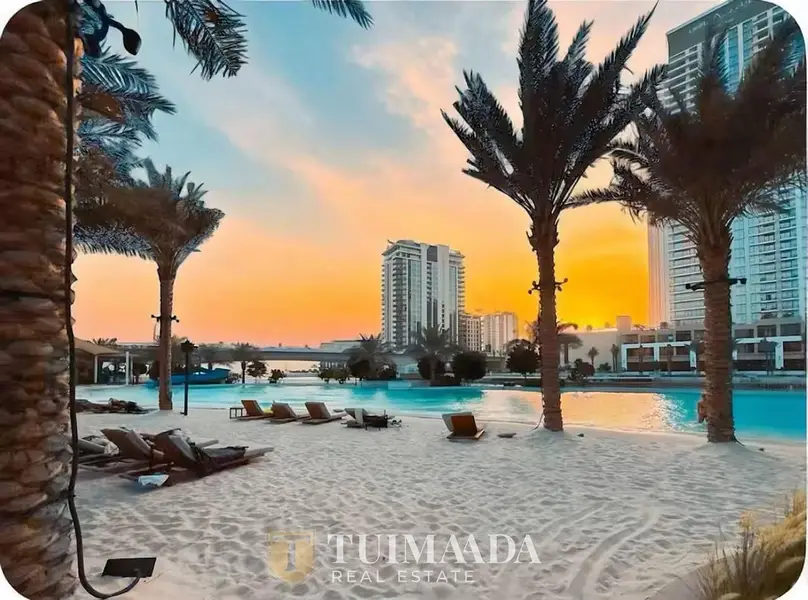 Waterfront 2BR Apartment | Lotus 1 | Furnished | Balcony & Pool Access