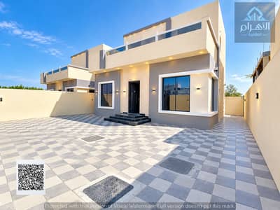 3 habitaciones Villa para en Venta en Al Zahya, Ajman - Modern Villa Courtyard in Sunlight. png