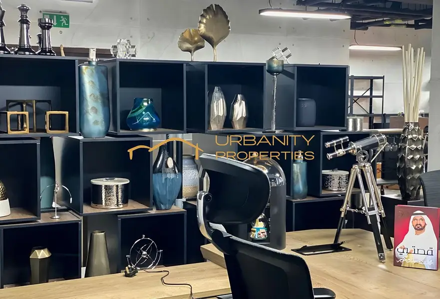 Fully Fitted Office at Latifa Tower For Rent - SZR