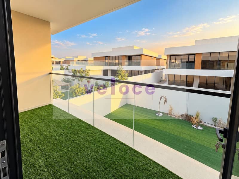 4 Modern Villa Balcony at Golden Hour. png