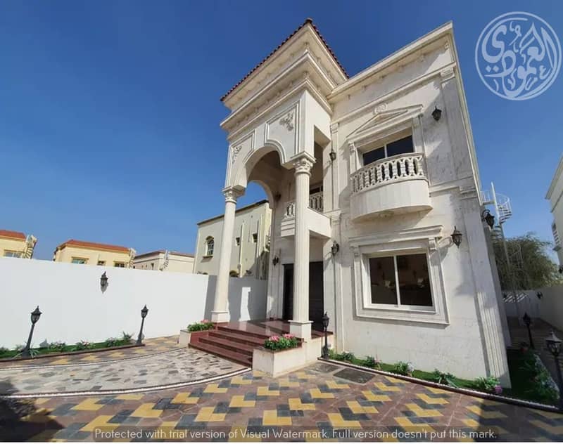 Villa for sale in the emirate of Ajman is very close to all services and close to Sheikh Mohammed bin Zayed Street