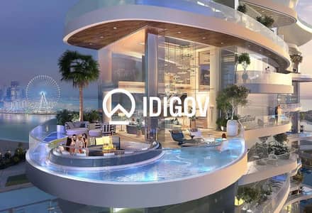 Appartement de 2 chambres à à vendre à Dubai Harbour, Dubai - Appartement à Dubai Harbour，DAMAC Bay by Cavalli，DAMAC Bay Tower B, 2 chambres, 5100000 AED - 16951615