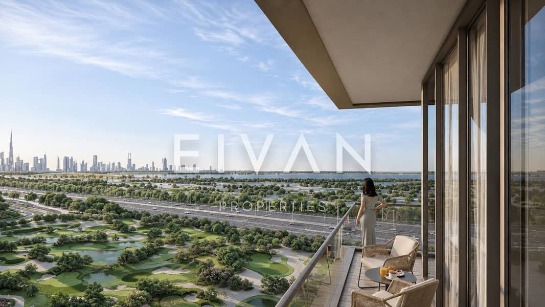 5 Luxury Balcony Overlooking Golf Greens and Skyline. png