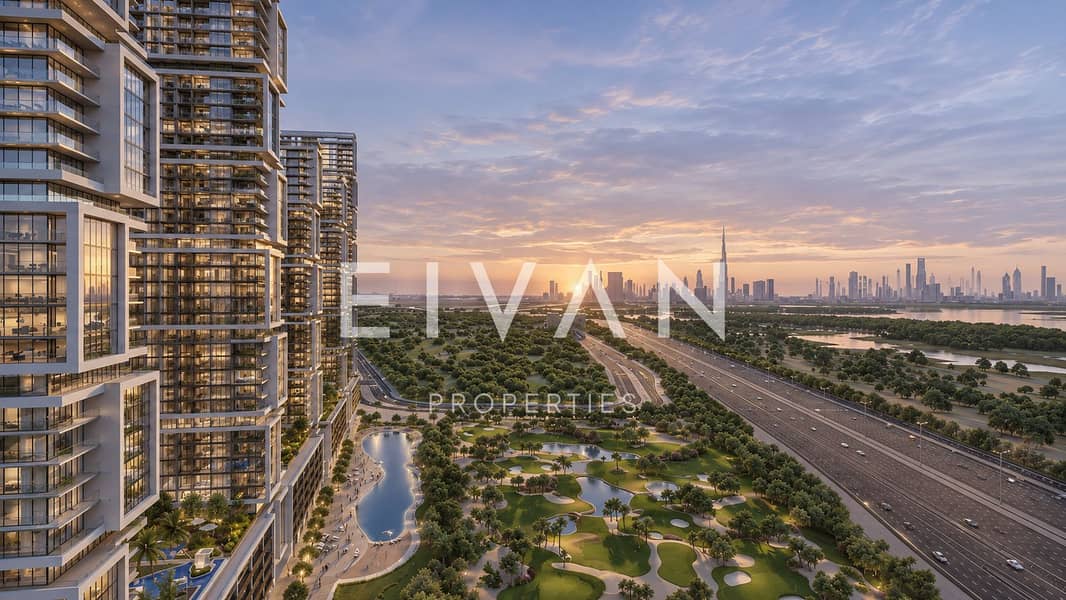 13 Sunset Skyline Over Modern Waterfront Gardens. png