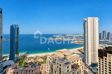 2 Bedroom Apartment for Sale in Jumeirah Beach Residence (JBR), Dubai - Vacant | Full Sea View | High Floor