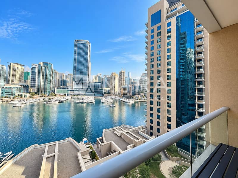 9 Balcony View Over a Sunlit Marina Skyline