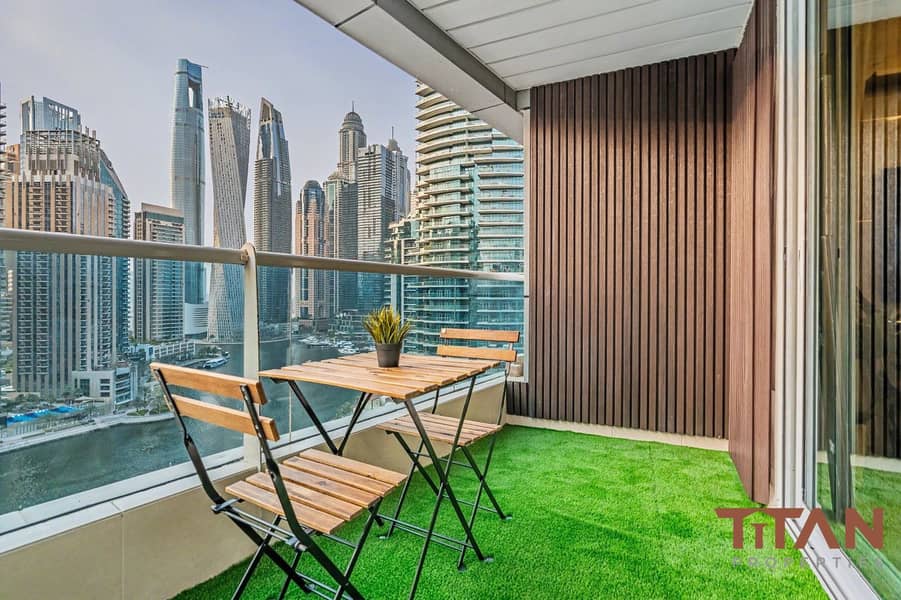 Upgraded & Furnished 2BR | 2 Balconies | Marina Diamond 5 Upgraded & Furnished 2BR | 2 Balconies | Marina Diamond 5