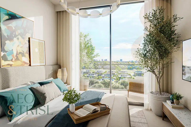 Corner Layout with Garden View and Long Balcony