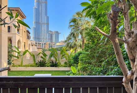 1 Bedroom Apartment for Rent in Downtown Dubai, Dubai - 1BR + Study|Burj Khalifa Views | Private Garden 1 Bedroom Apartment for Rent in Downtown Dubai, Dubai - 1BR + Study|Burj Khalifa Views | Private Garden