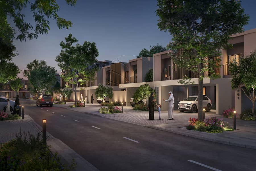 6 ALDAR_Balghaiylam05_CGI06_StreetView 3BR-LW-Night_02. jpg