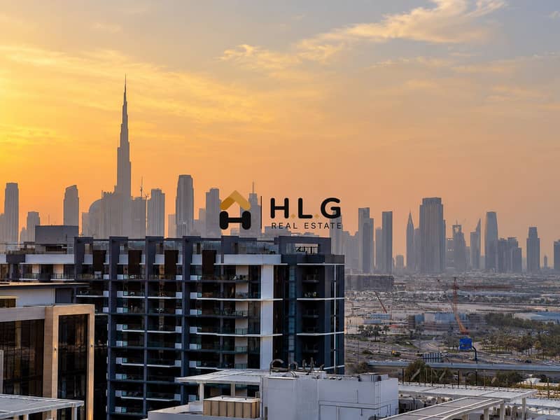 2 Dubai Skyline at Golden Hour. png