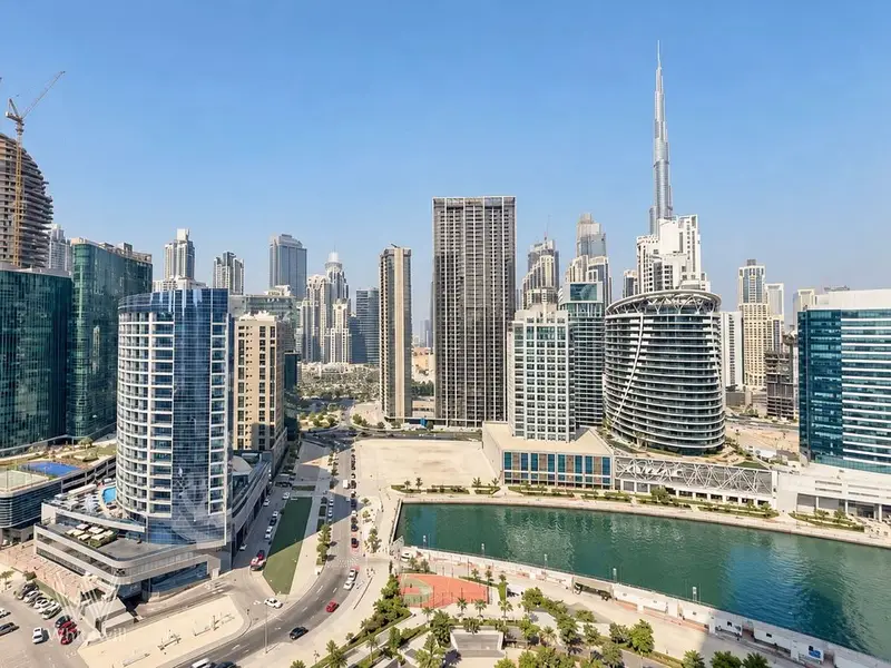 High Floor | Fully Furnished | Canal and Burj Khalifa View