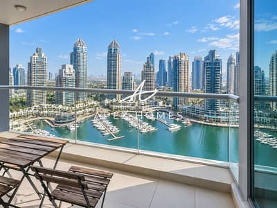 2 Bedroom Apartment for Rent in Dubai Marina, Dubai - 2 BR LARGE LAYOUT | VACANT |FURNISHED |MARINA VIEW 2 Bedroom Apartment for Rent in Dubai Marina, Dubai - 2 BR LARGE LAYOUT | VACANT |FURNISHED |MARINA VIEW