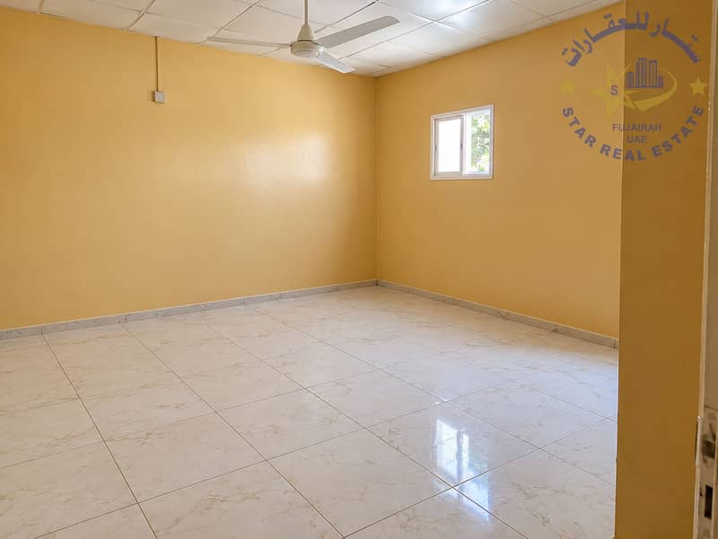 11 Empty Beige Room with Ceiling Fan. png