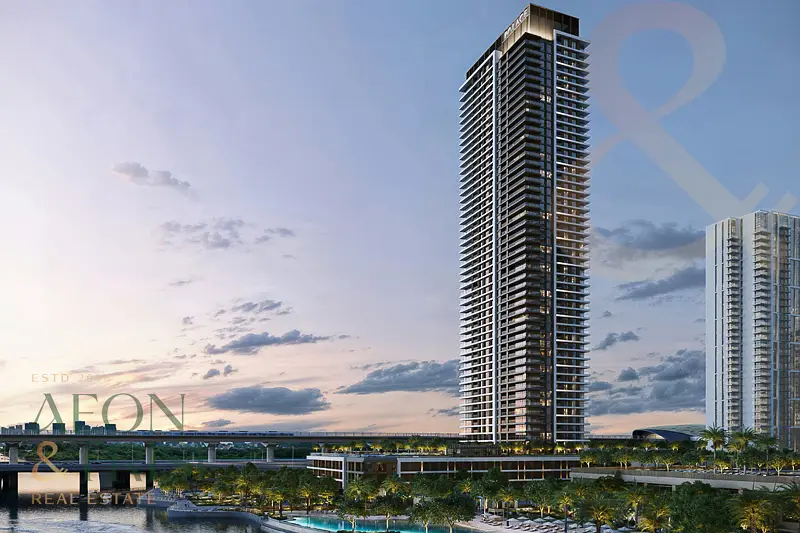 Creek Facing End Layout with Expansive Balcony