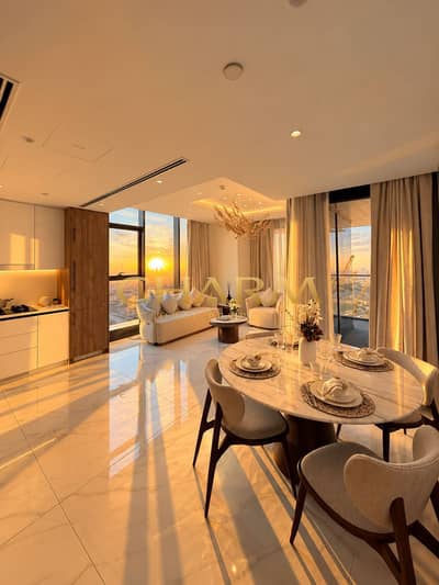 3 Camere Penthouse in affitto a Dubai Science Park, Dubai - Golden Hour Luxury Apartment Interior. png