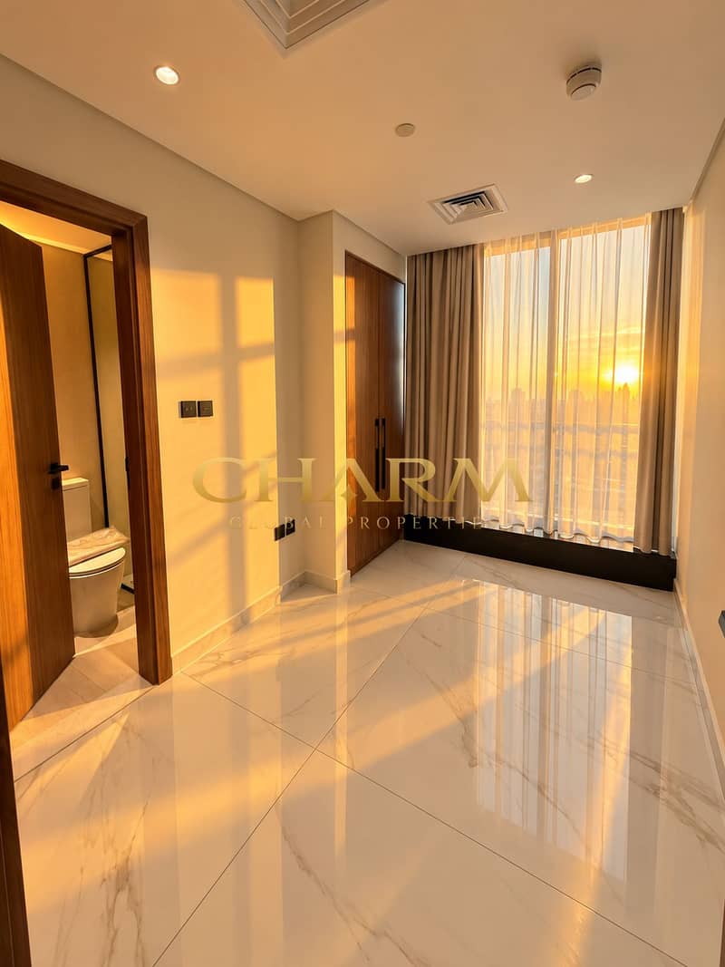 15 Golden Sunset in a Modern Marble Foyer. png