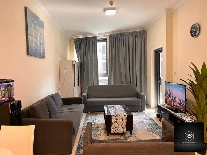 Furnished 1BR | Al Multaqa Avenue | Balcony & Pool Access