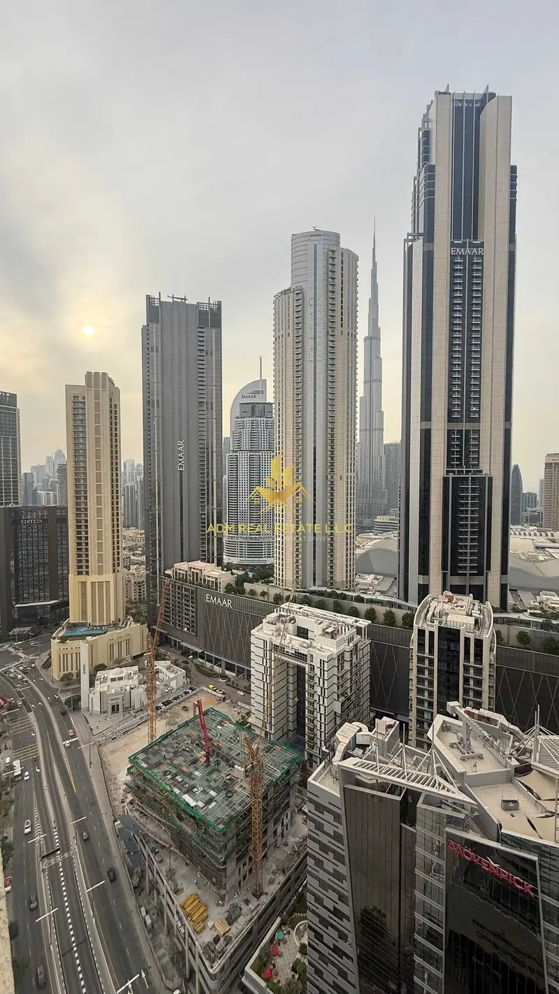 Burj Khalifa View | High Floor | Fully Furnished | Vacant