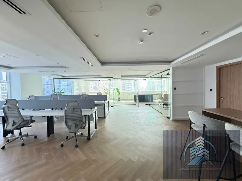 FULLY FITTED || AMAZING OFFICE SPACE || AT PRIME LOCATION || HUGE SIZE || 9 to 12 WORK STATIONS || 3 Meetings rooms || 2 manager room