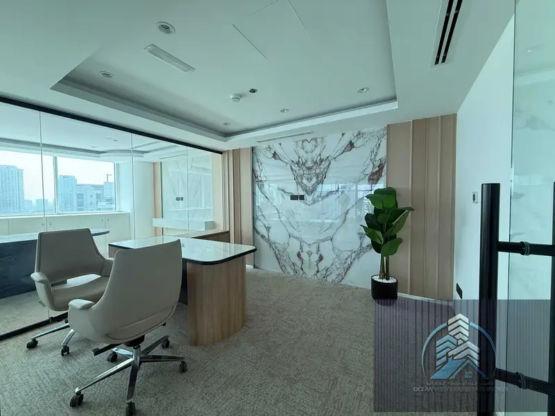 FULLY FITTED || AMAZING OFFICE SPACE || AT PRIME LOCATION || HUGE SIZE || 9 to 12 WORK STATIONS || 3 Meetings rooms || 2 manager room