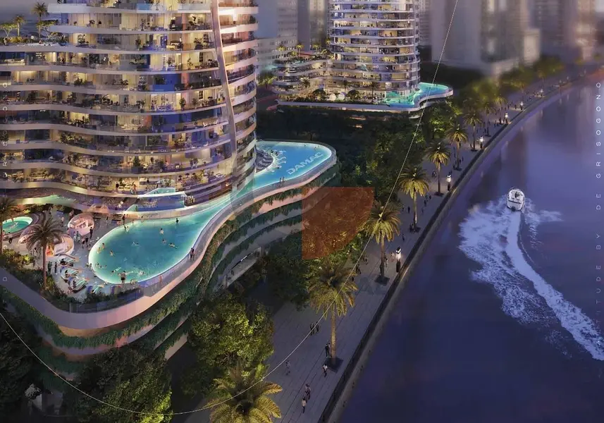 Waterfront | Canal & Burj Khalifa View