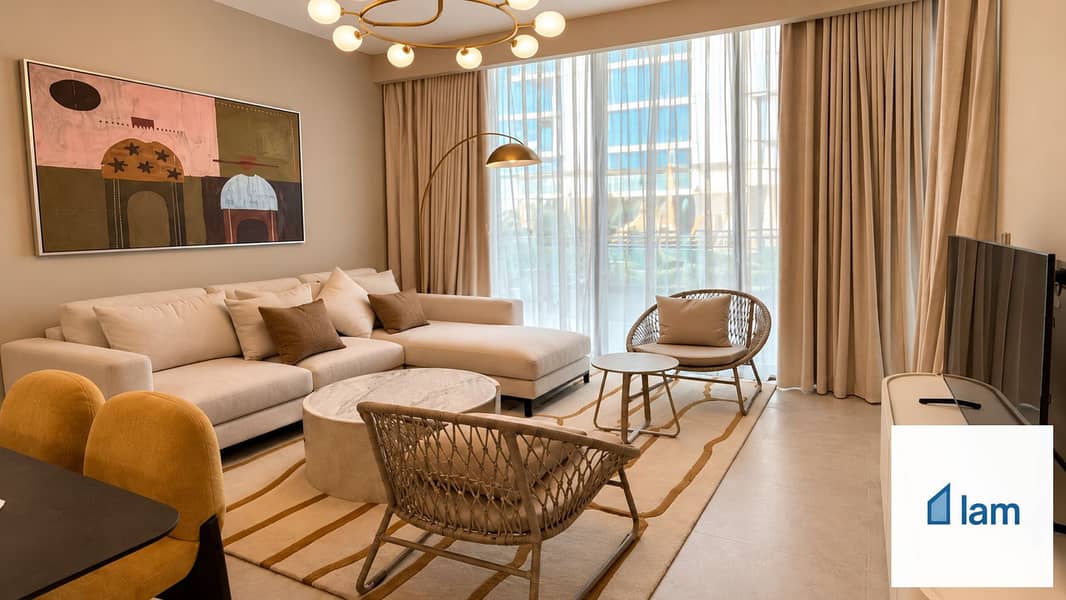1BR Fully Furnished | Large Terrace | Sunset View