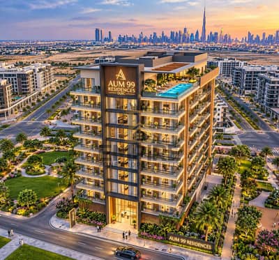 Studio zum Verkauf in Dubai Land Residence Complex (DLRC), Dubai - AUM 99 Residences at Sunset. png Studio zum Verkauf in Dubai Land Residence Complex (DLRC), Dubai - AUM 99 Residences at Sunset. png