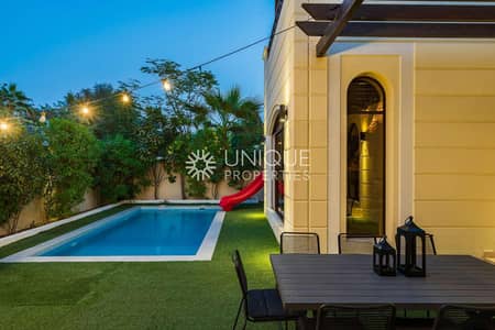 4 Bedroom Townhouse for Rent in Mudon, Dubai - Corner TH I Furnished | With Pool | 4BR Villa 4 Bedroom Townhouse for Rent in Mudon, Dubai - Corner TH I Furnished | With Pool | 4BR Villa