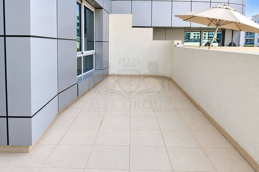 9 Minimalist Apartment Balcony with Umbrella. png