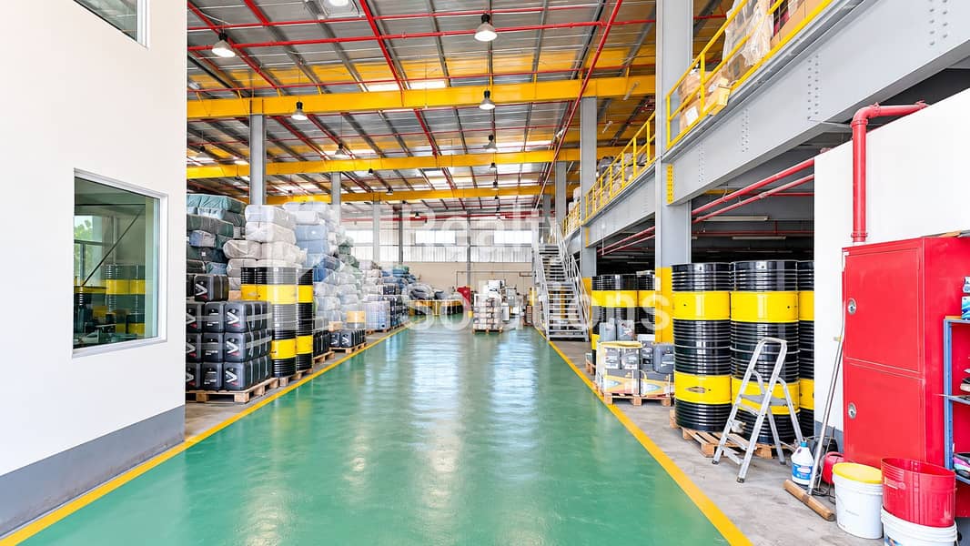 2 Symmetrical Industrial Warehouse Aisle. png