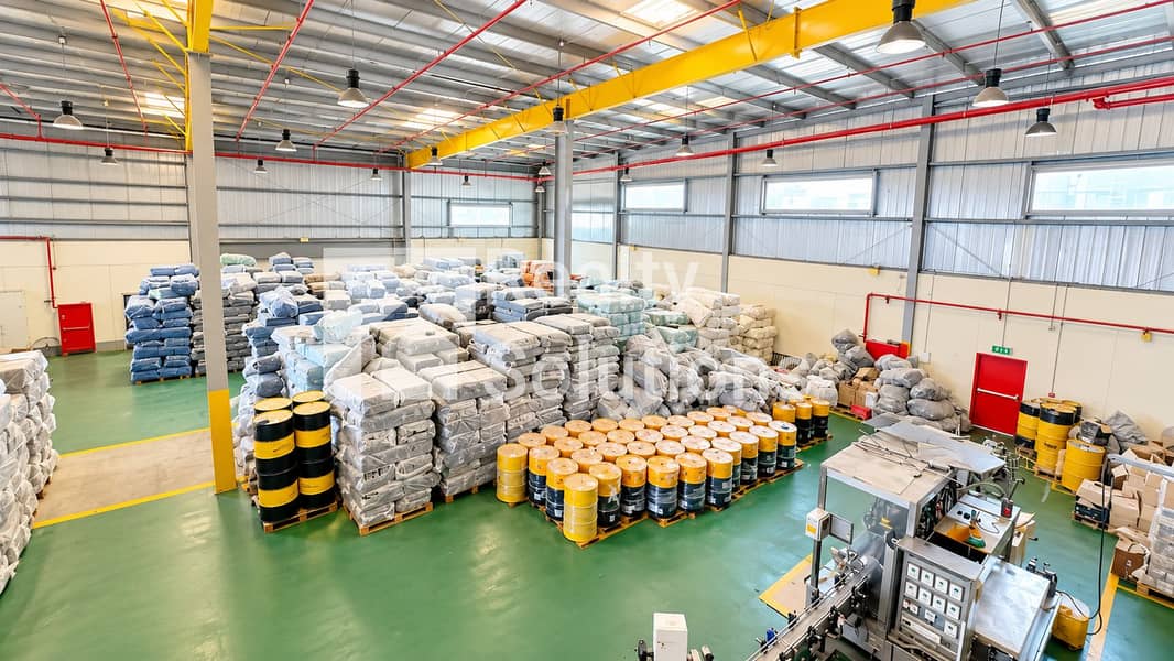 5 Bright Organized Industrial Warehouse Interior. png