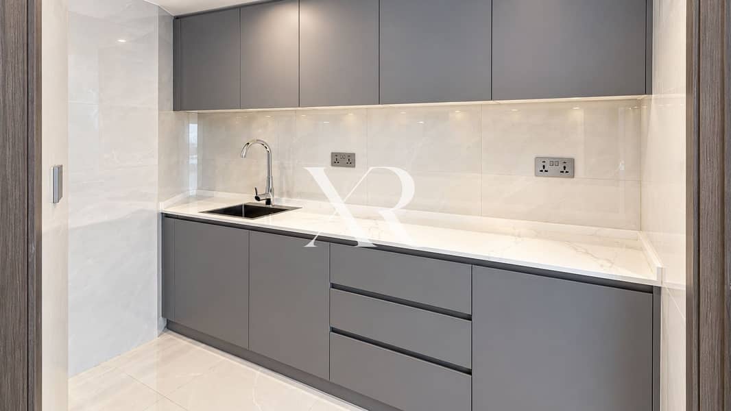 10 Modern Minimalist Gray Kitchenette. png